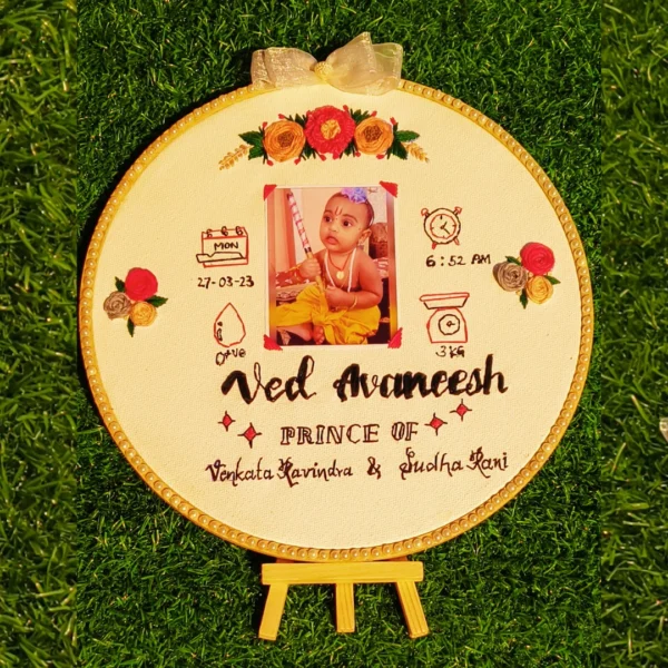 HOOP EMBROIDERY ART 10 INCH