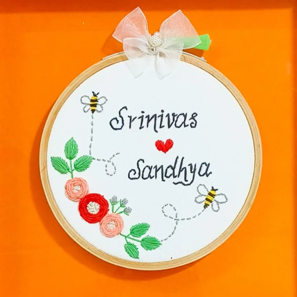HOOP EMBROIDERY ART 10 INCH